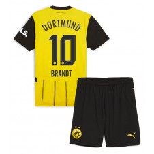 Borussia Dortmund Julian Brandt #10 Hjemmedraktsett Barn 2024-25 Kortermet (+ korte bukser)